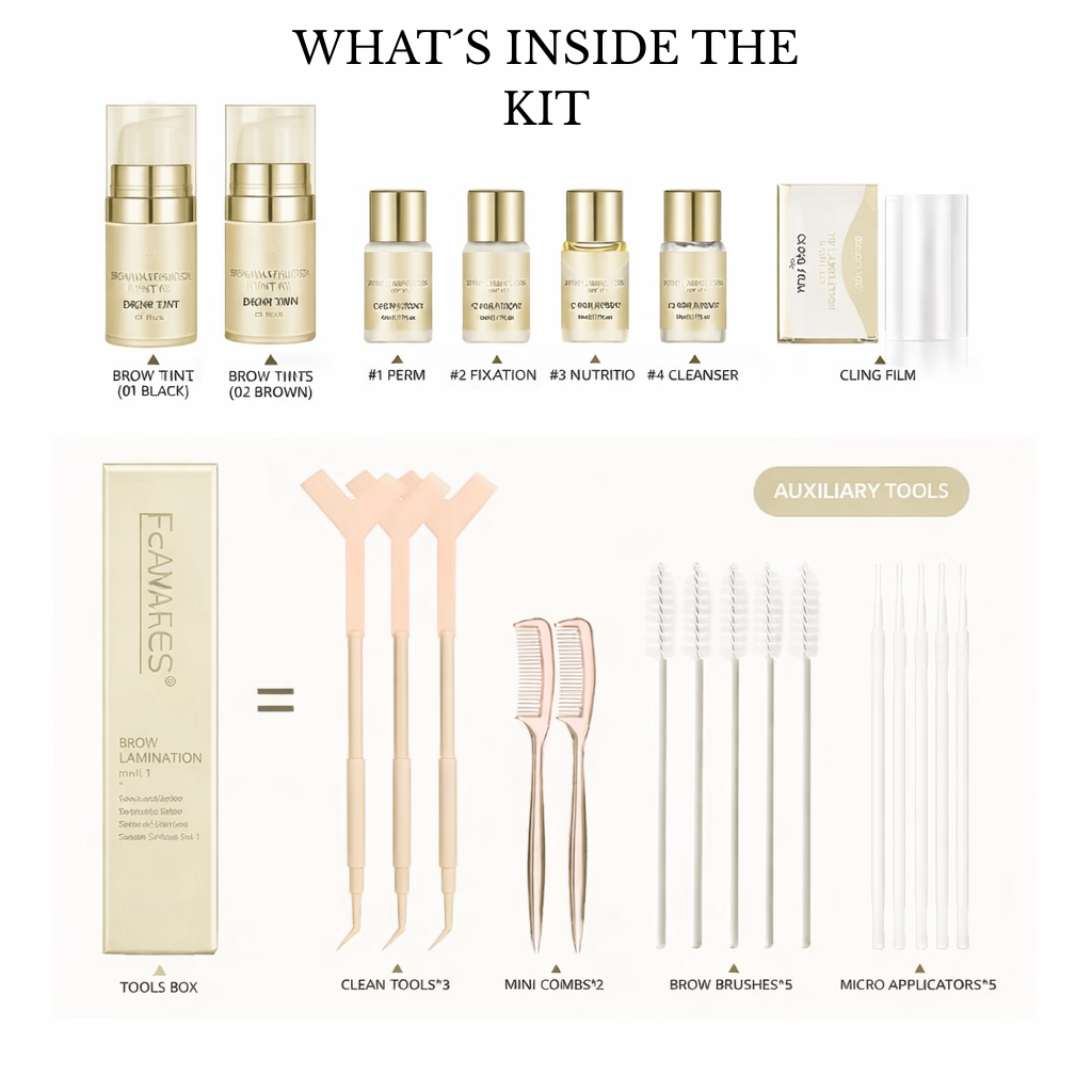 2-in-1 Brow Lamination &amp; Tint Kit - Salon Brows at Home