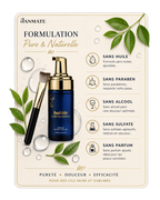 Le soin doux adapté, pour un nettoyage en profondeur de tes sourcils sans les agresser - Flawless-up